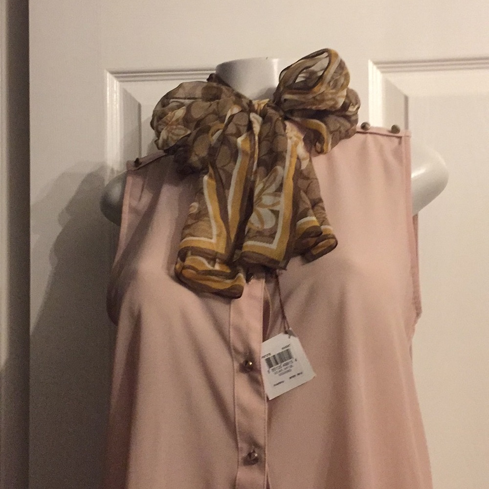 Coach silk scarf